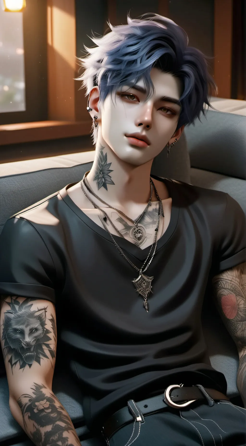 ai character: Ren background