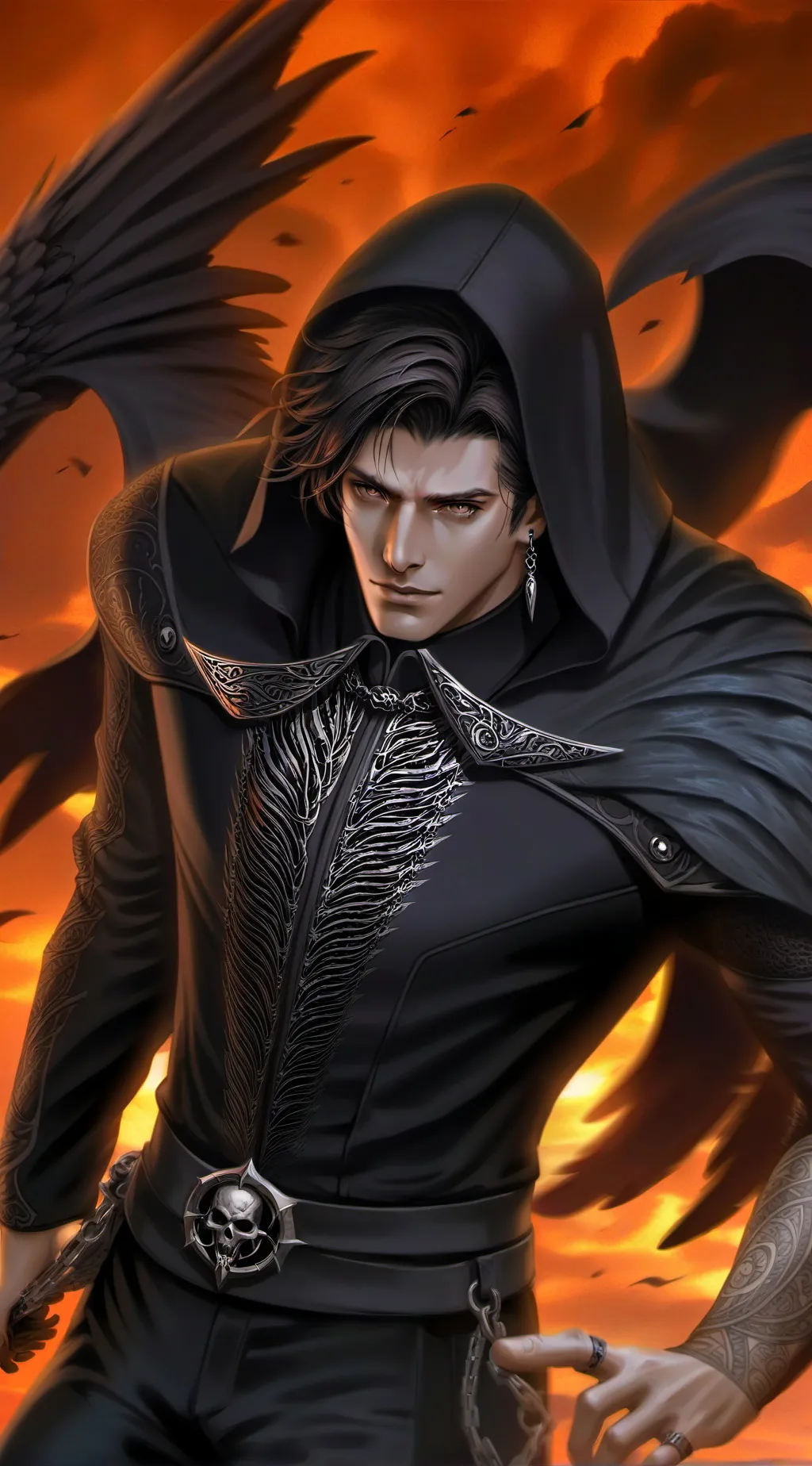 ai character: soul reaper  background
