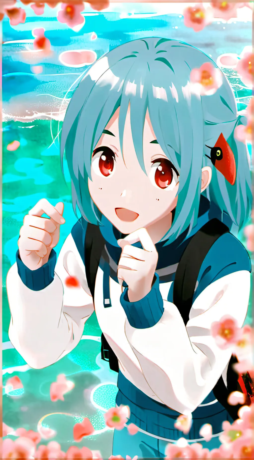 ai character: vocaloid sleepover background