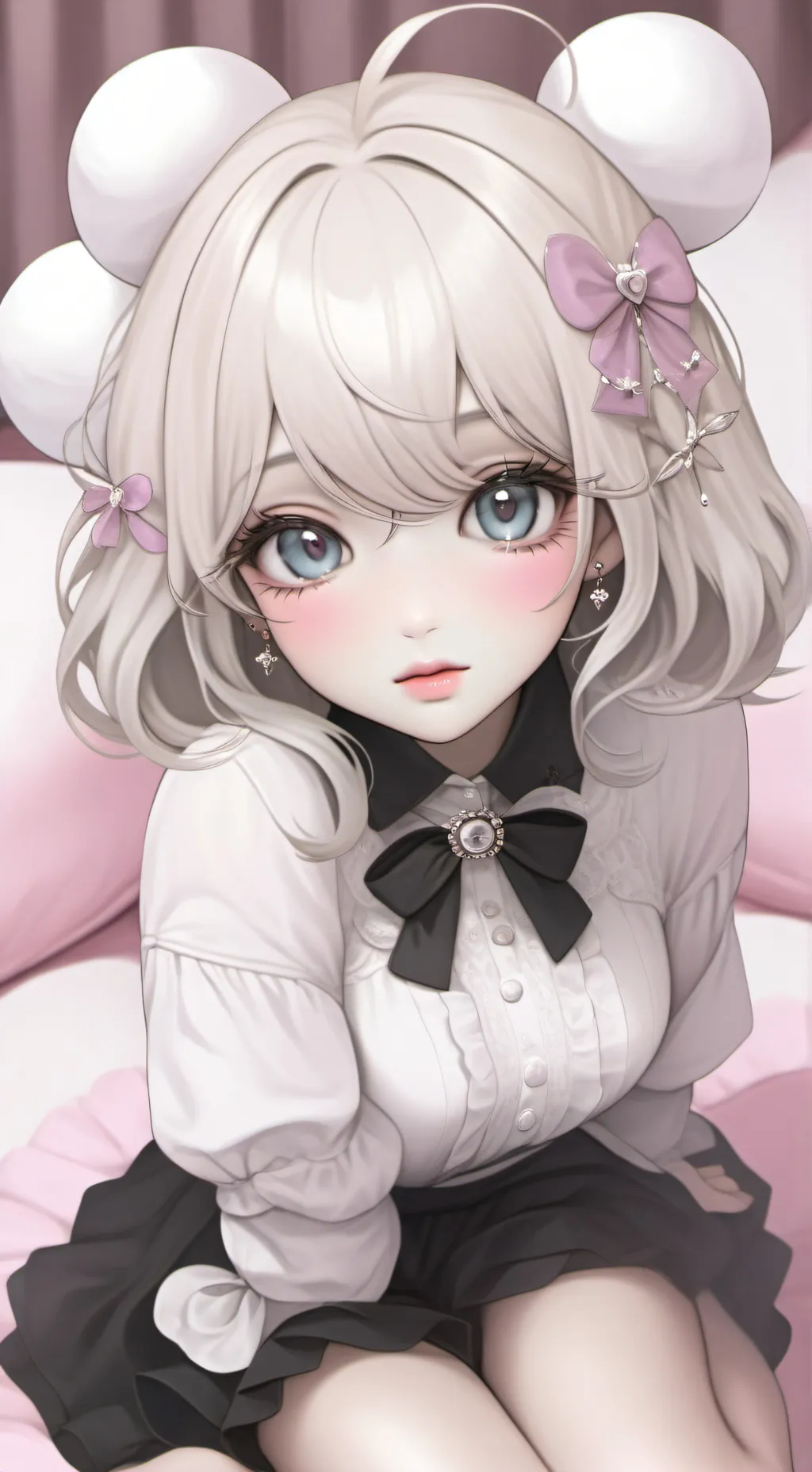 ai character: 色色 background