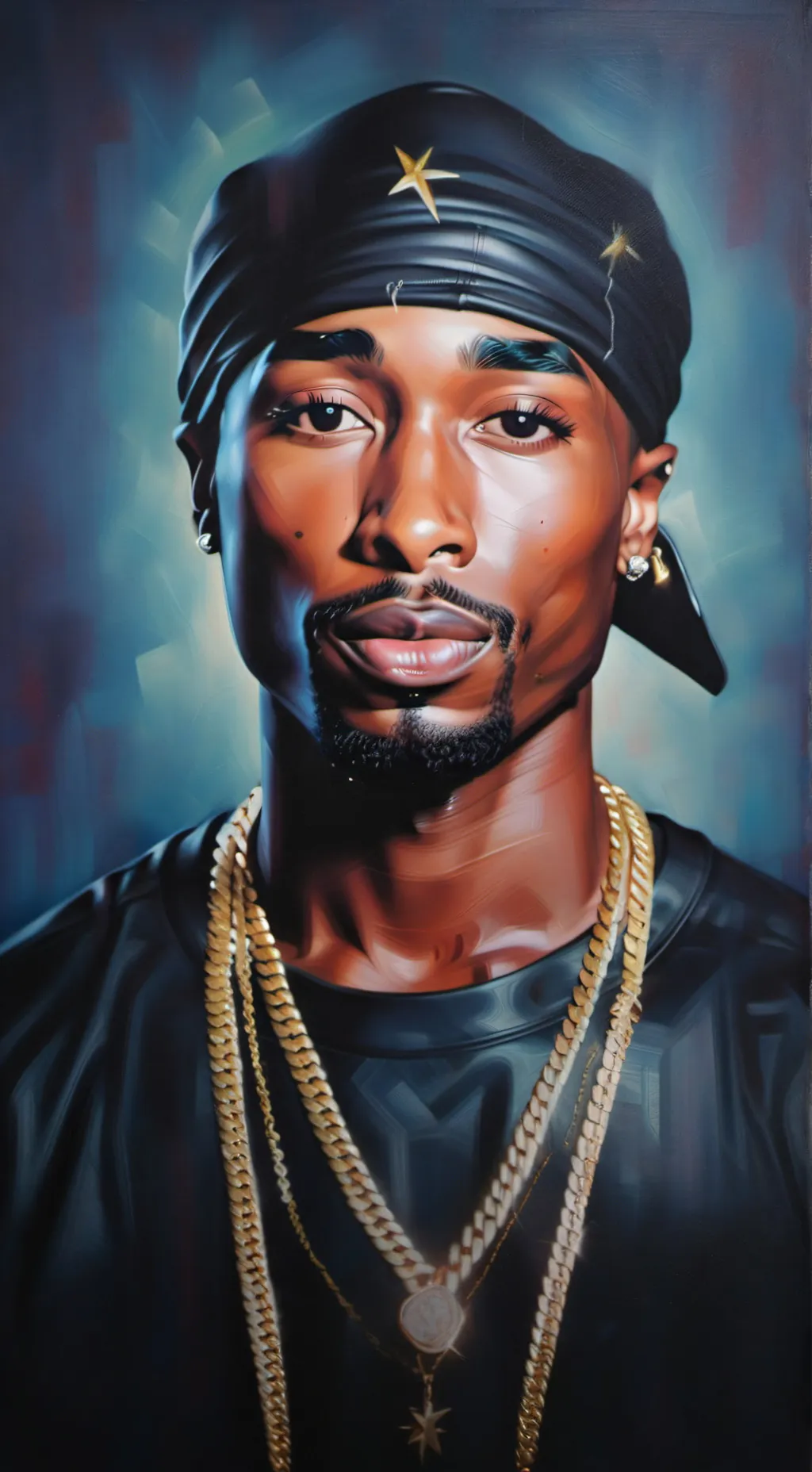 ai character: 2 Pac background
