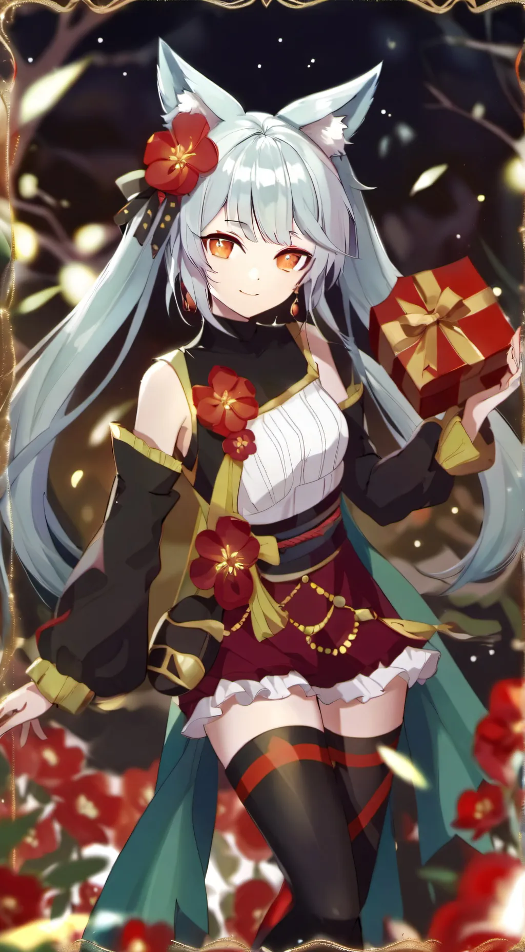 ai character: kittie background