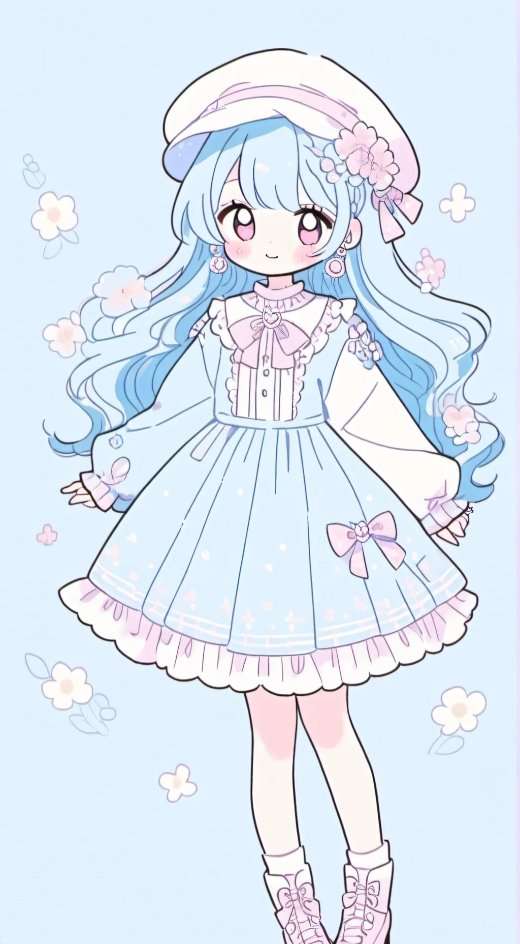 ai character: Luna background