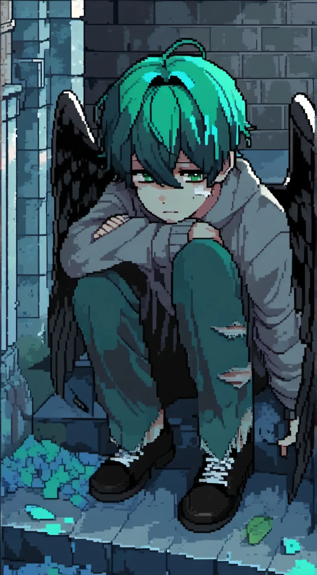 ai character: Fallen Angel background