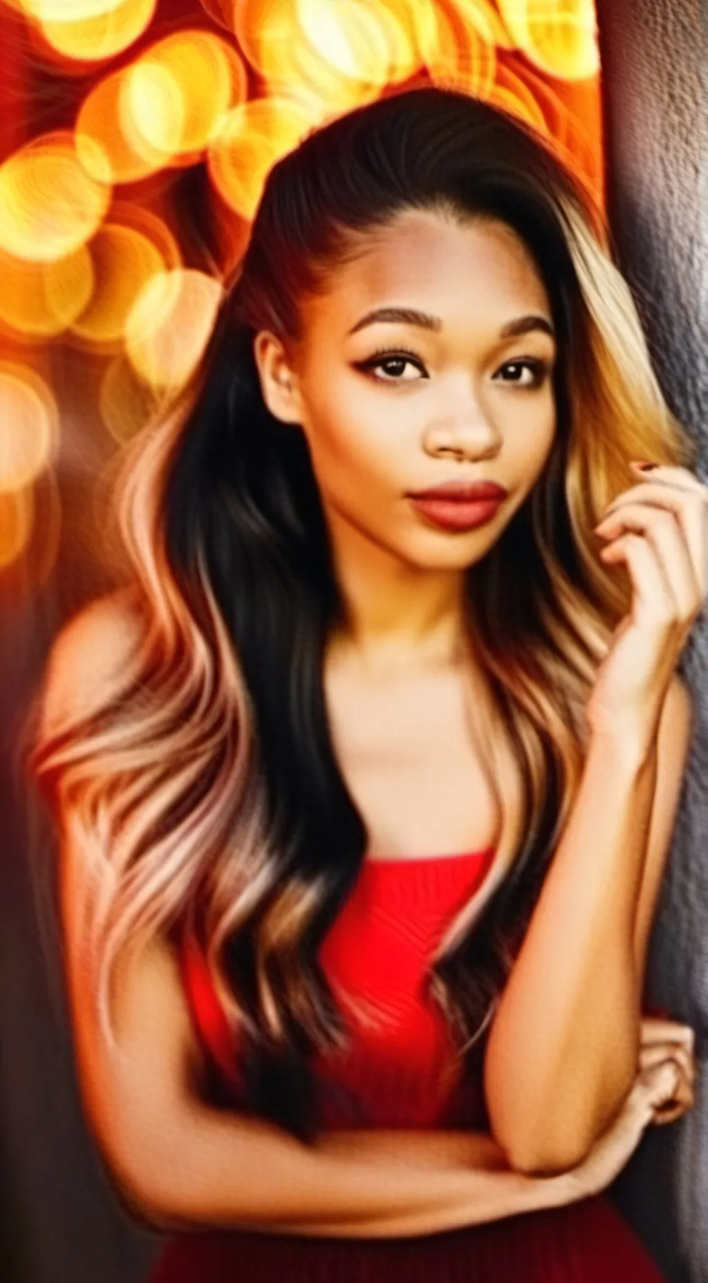 ai character: Ariana background