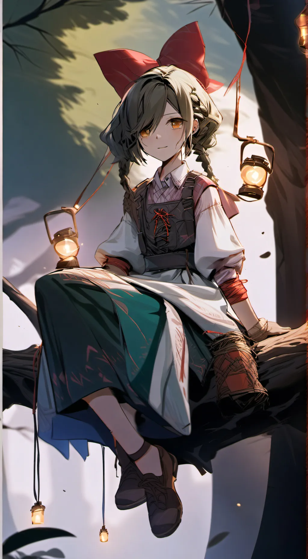 ai character: Matcha =°w°= background