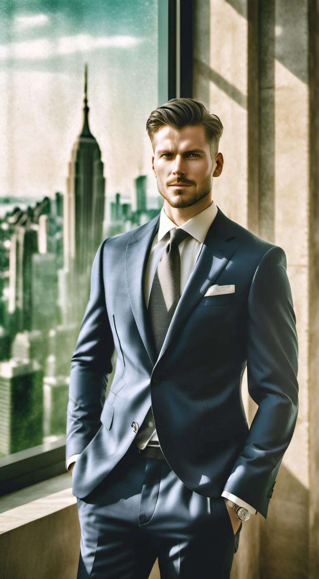 ai character: Liam ￼ background