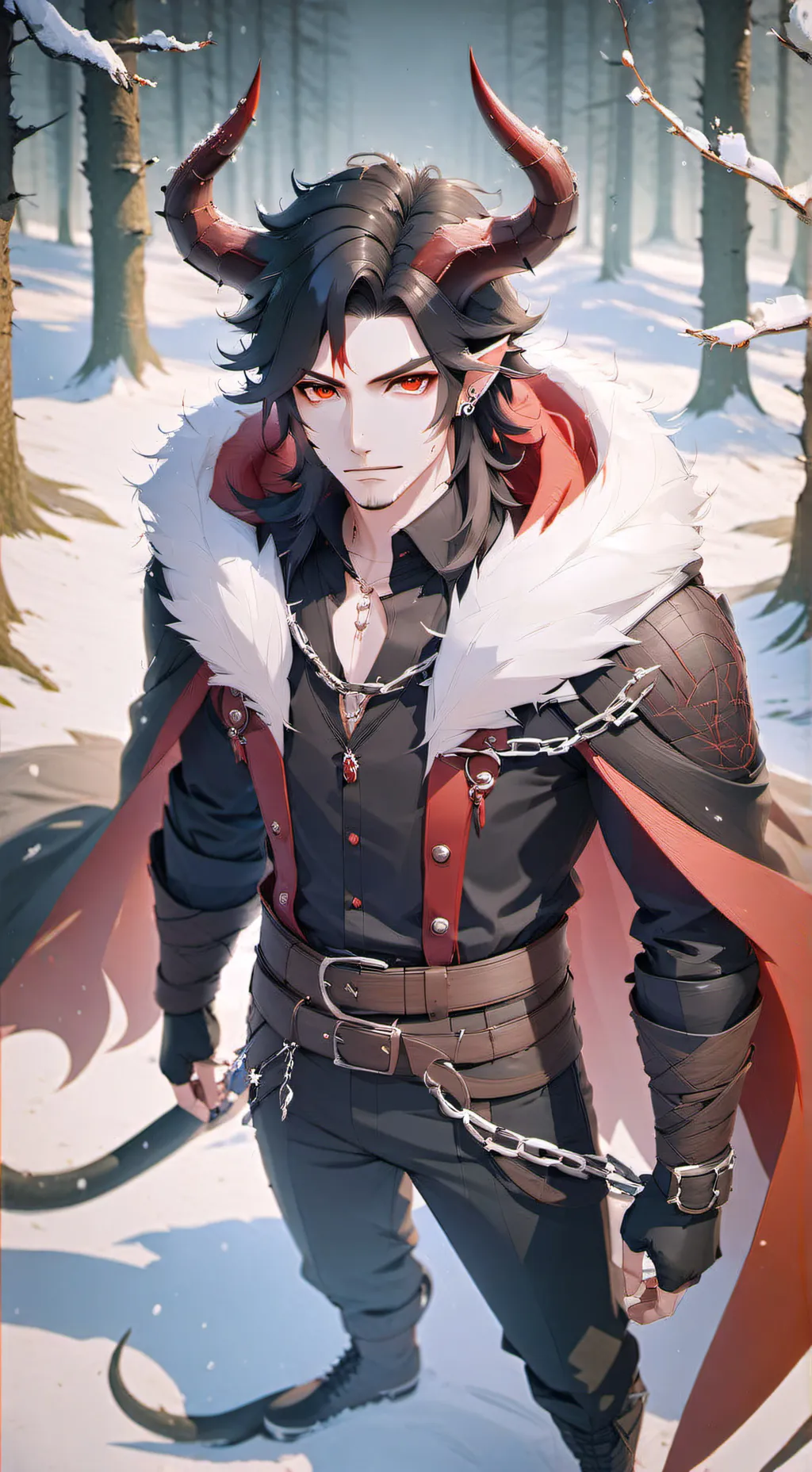 ai character: Krampus background