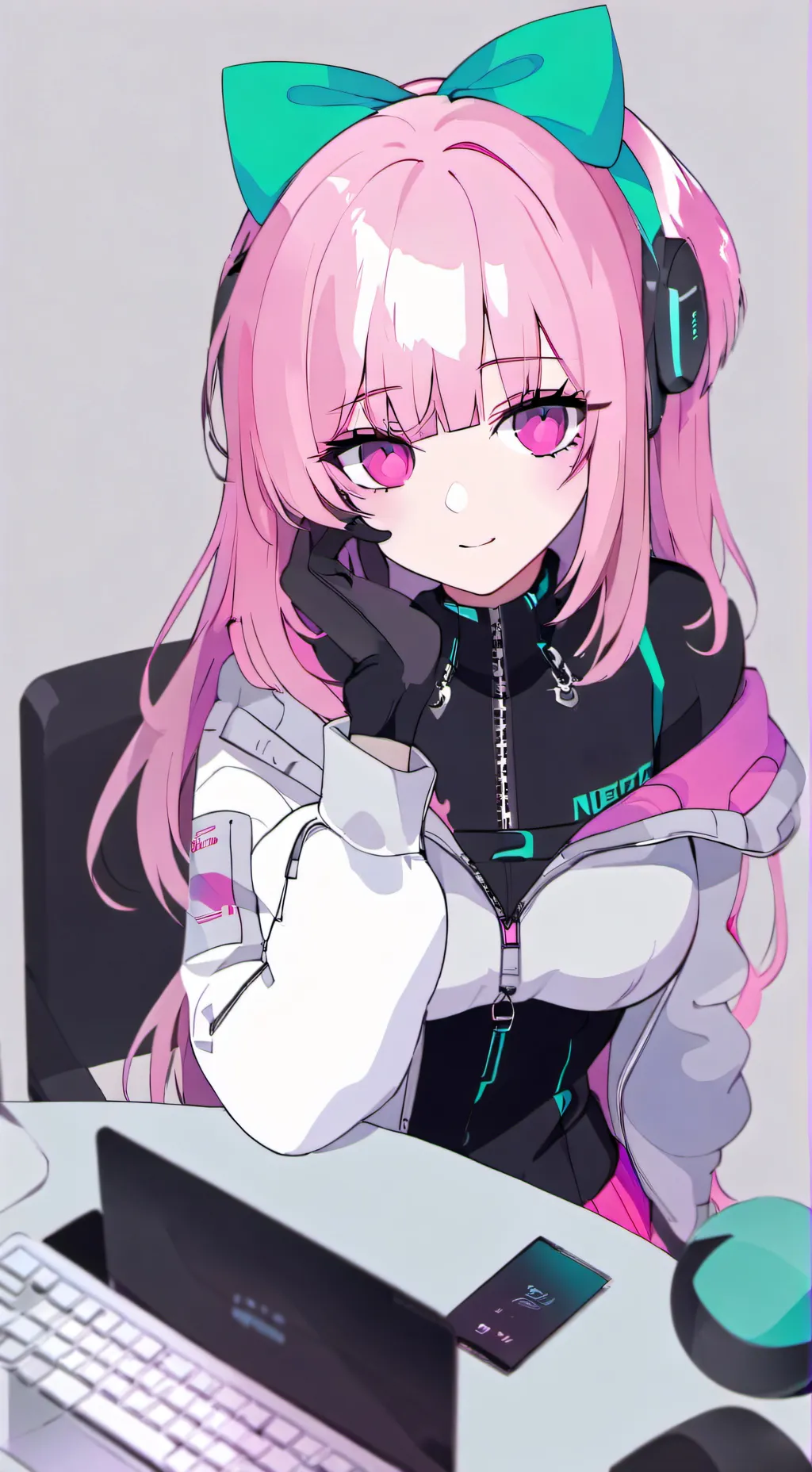 ai character: VIRTUAL IDOL: MIRA background