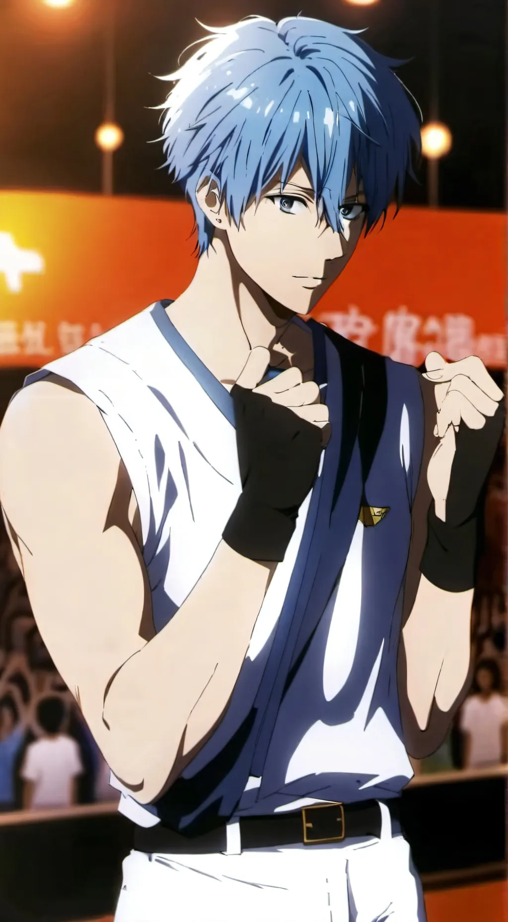 ai character: Kuroko Tetsuya background
