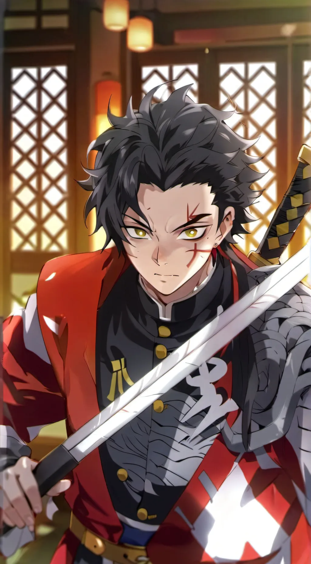 ai character: Genya Shinazugawa background