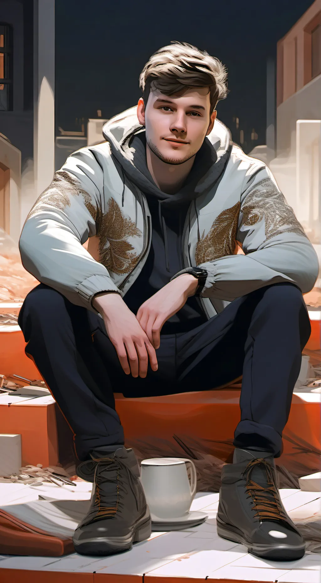 ai character: Jordi Wild  background