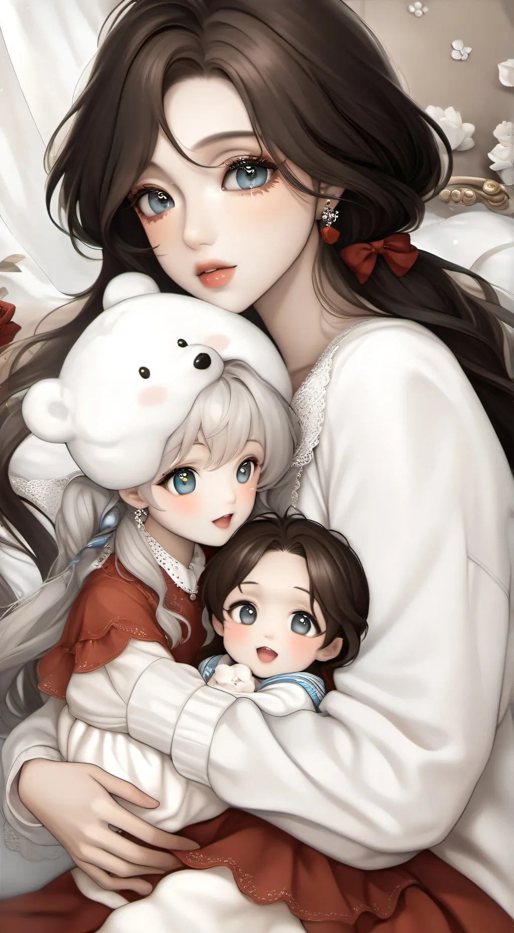 ai character: Family reunion background