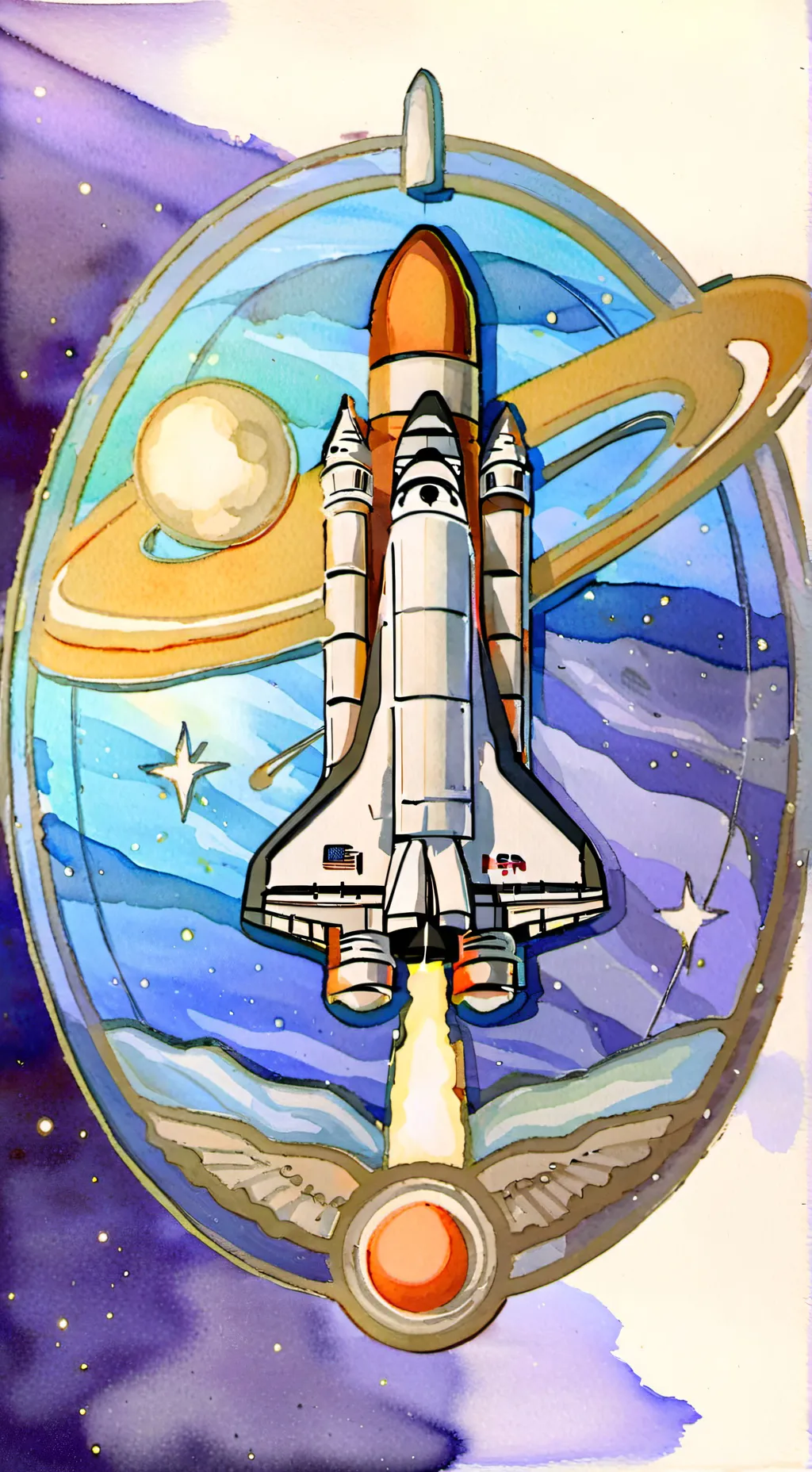 ai character: nasa background