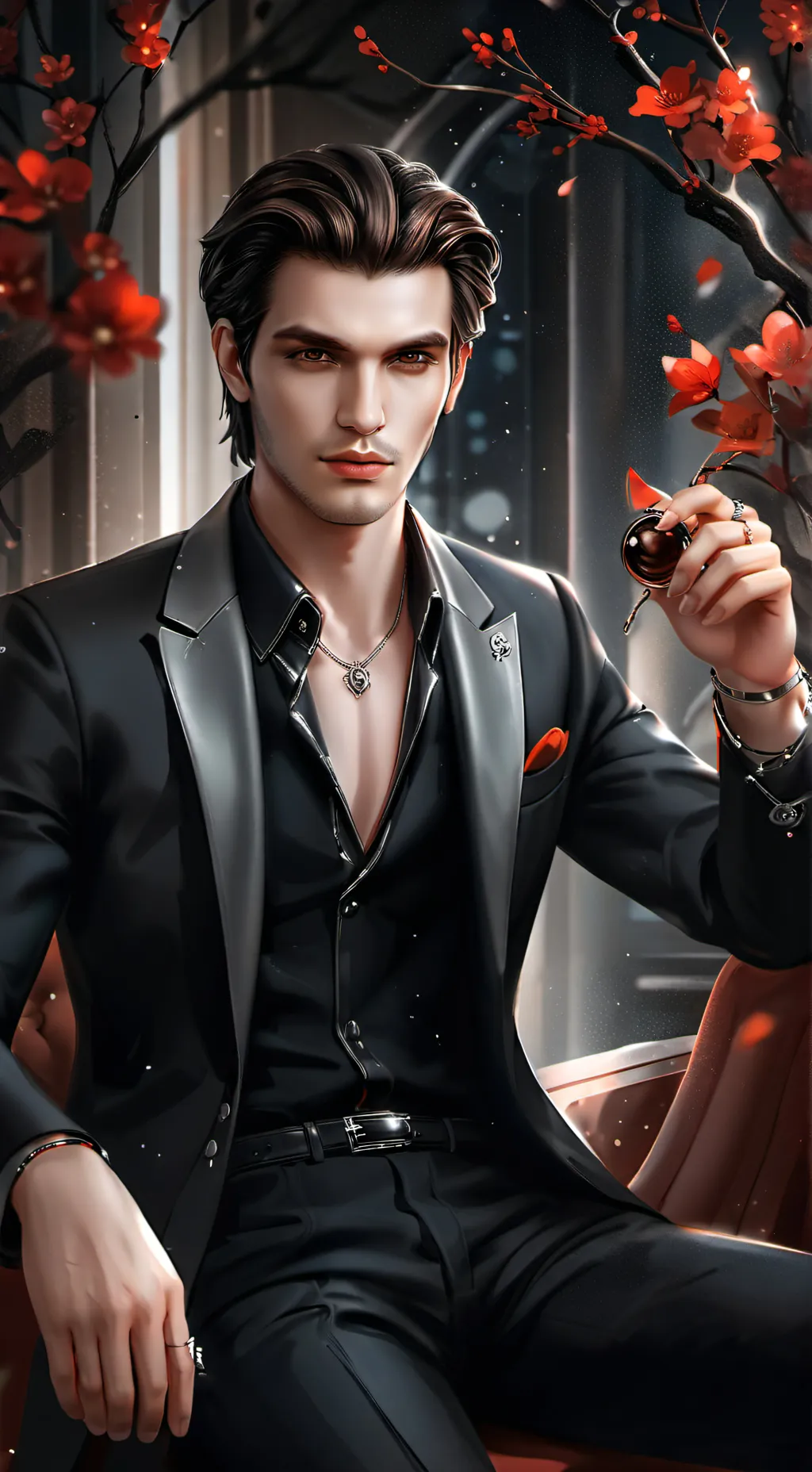ai character: Max background