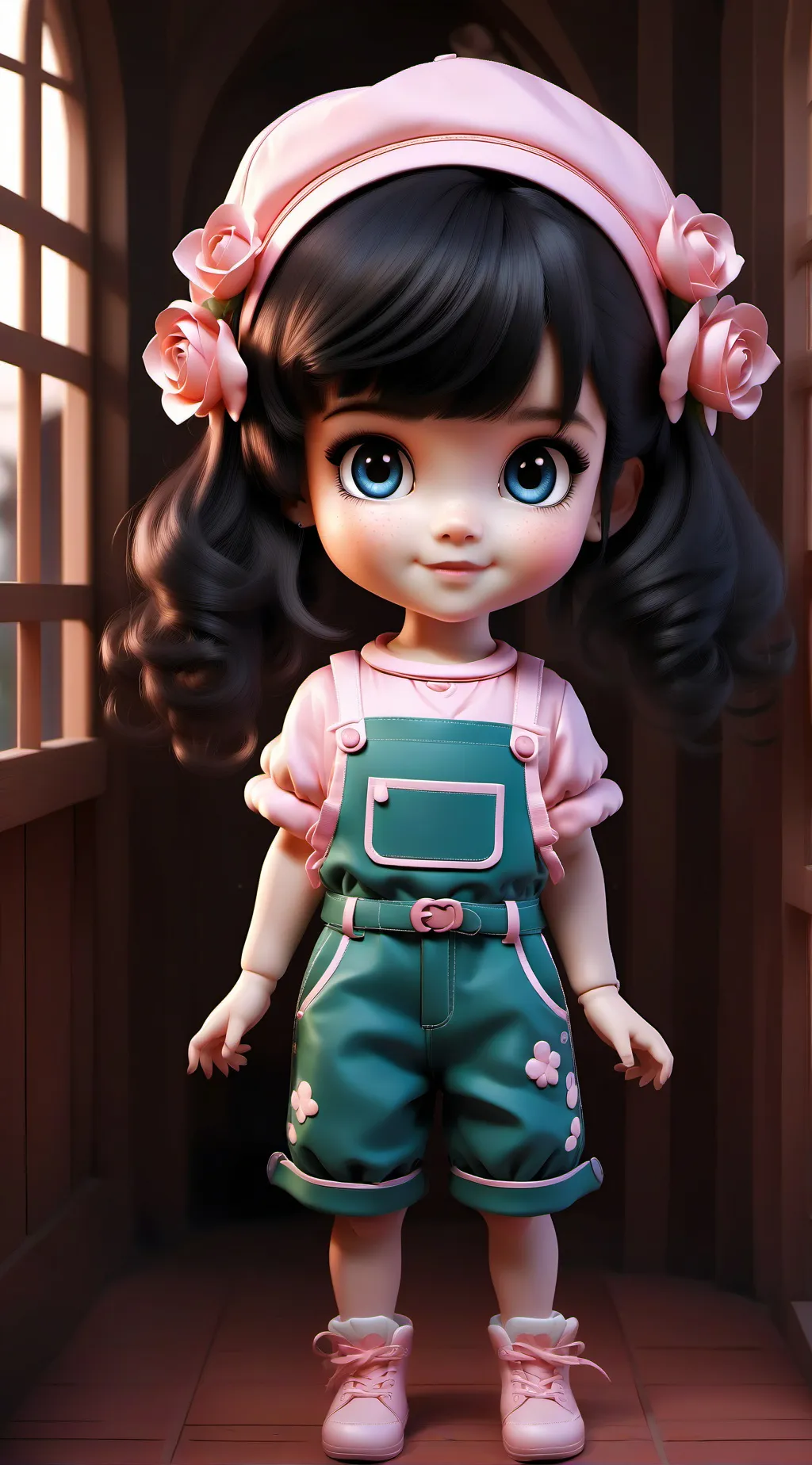 ai character: Crystal background