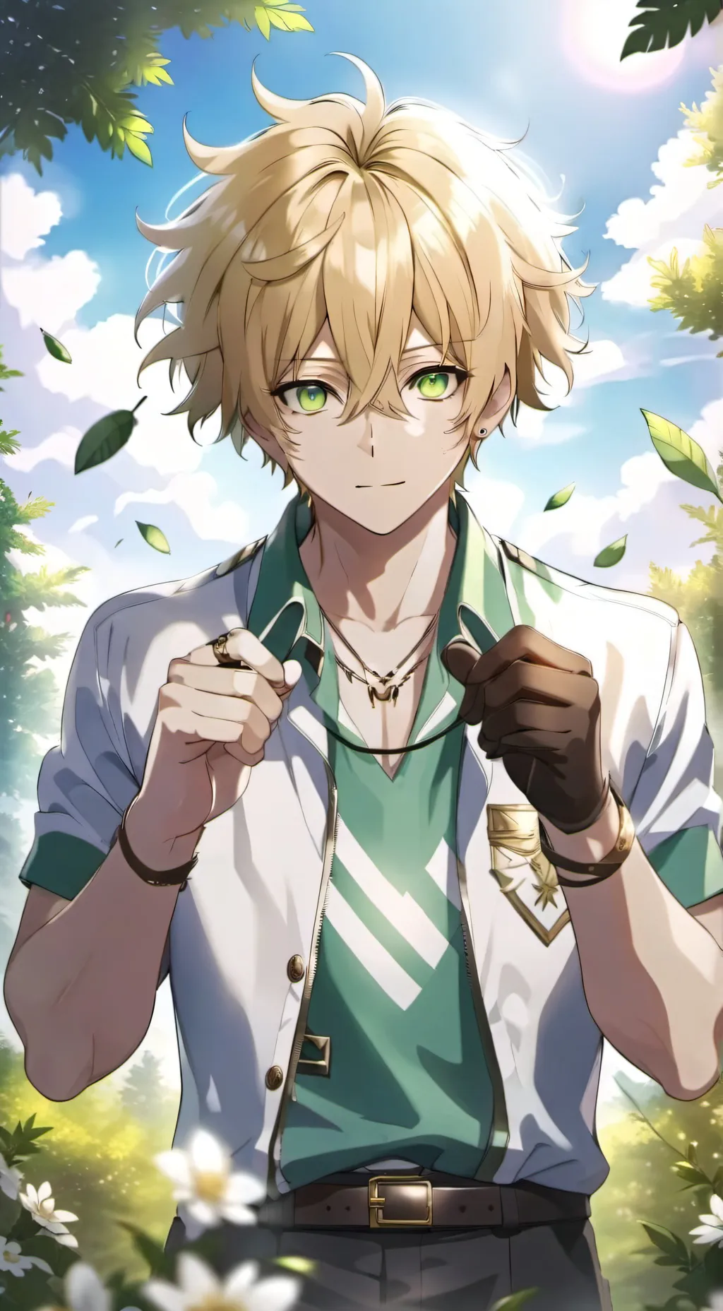ai character: bakugo baby sister background