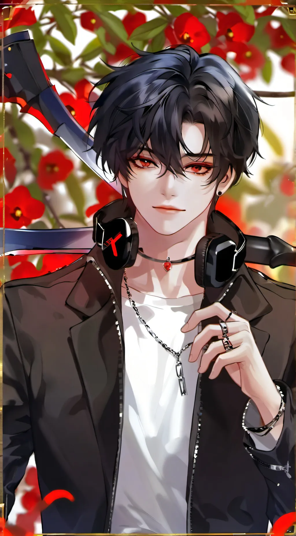 ai character: hashira background