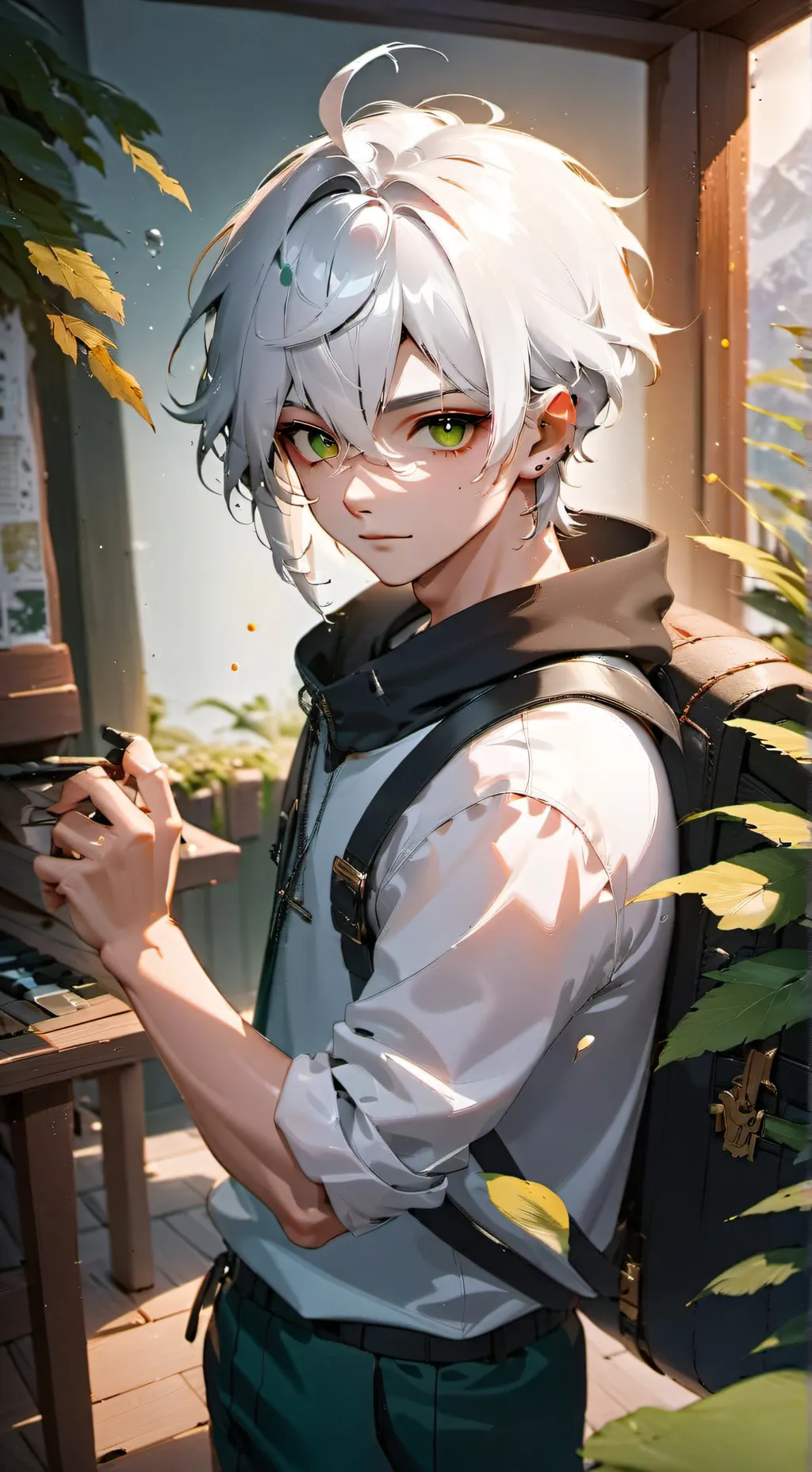 ai character: Gussy background
