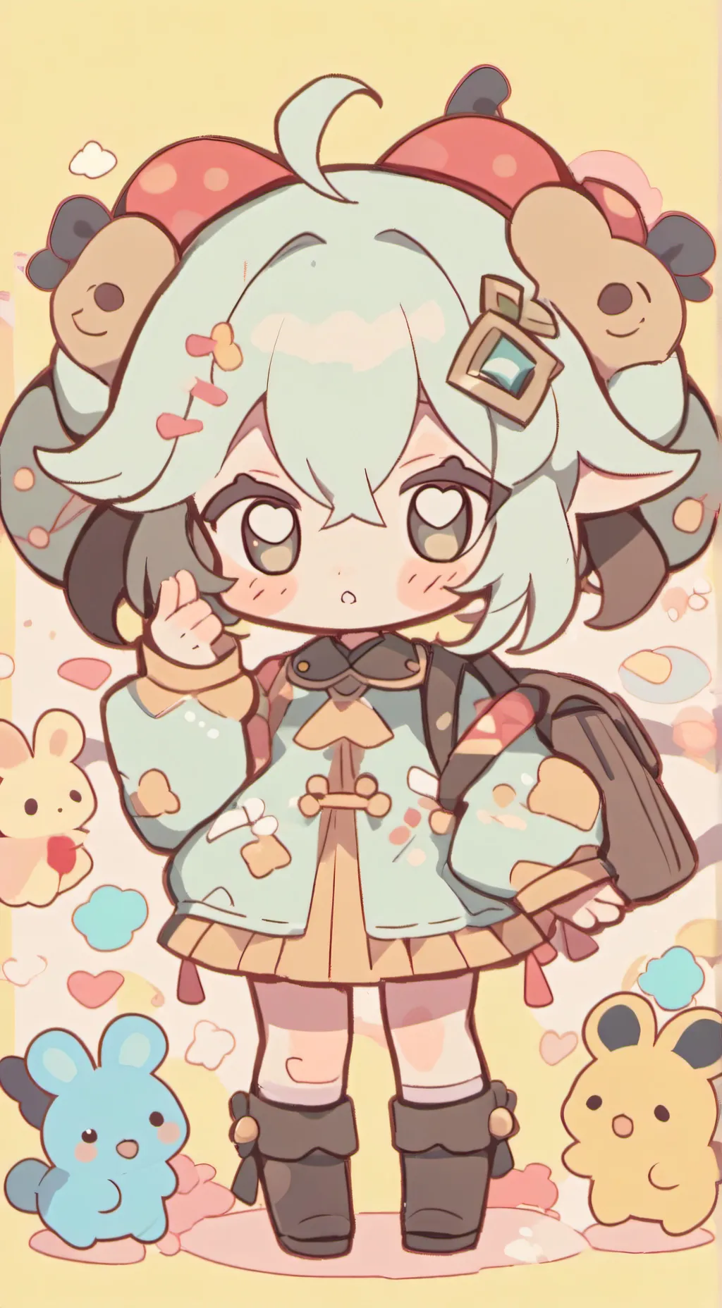 ai character: Sprout x Cosmo  background