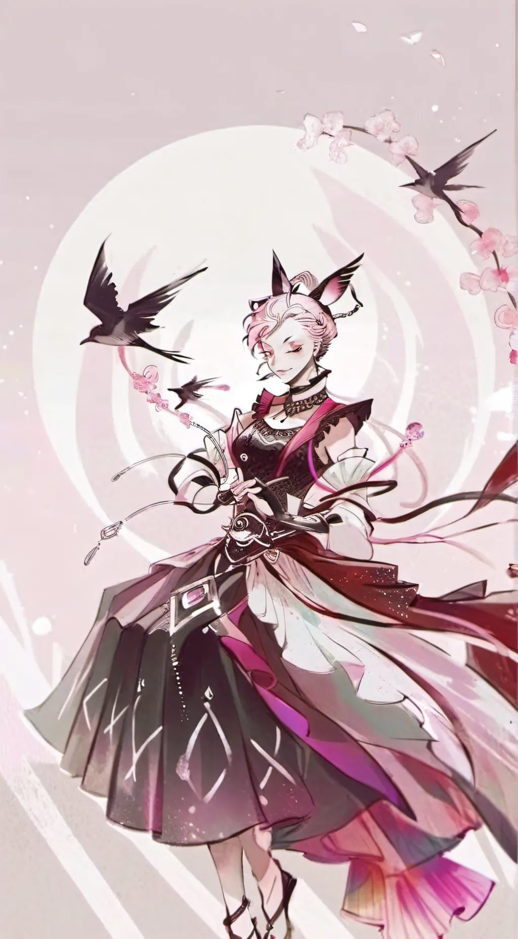 ai character: Luna Belle background