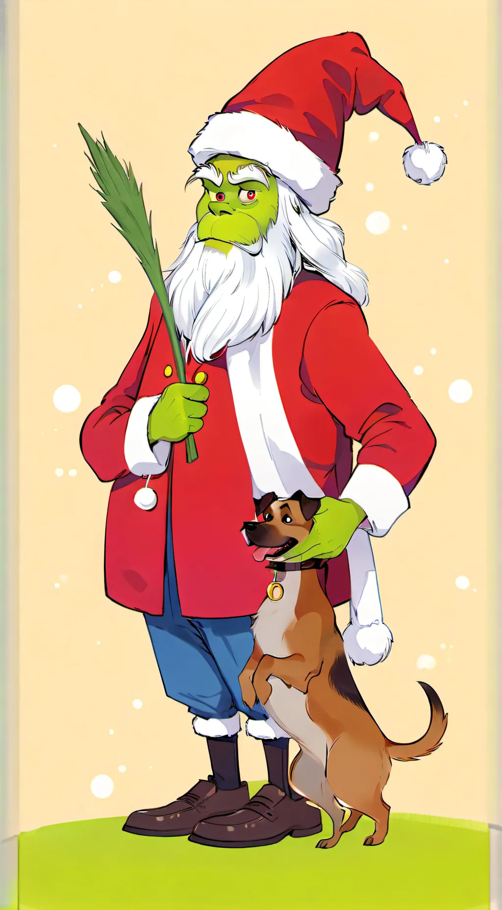 ai character: the grinch background