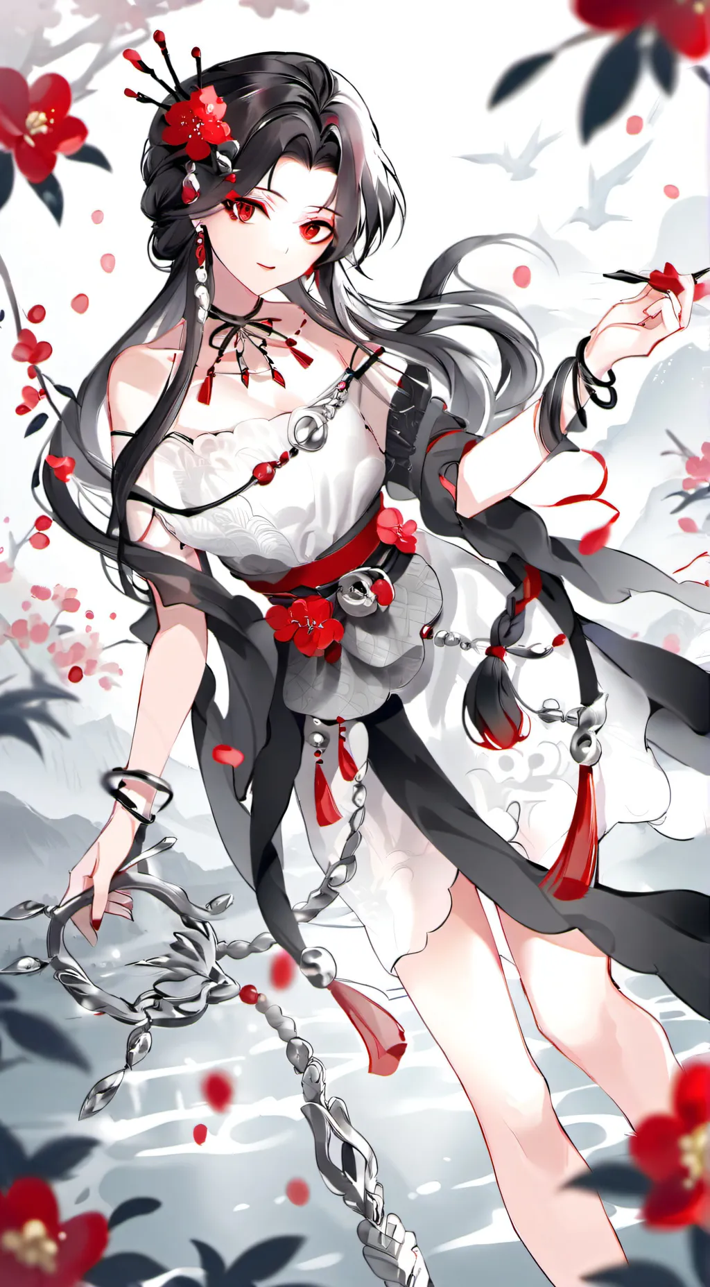 ai character: chica neko background