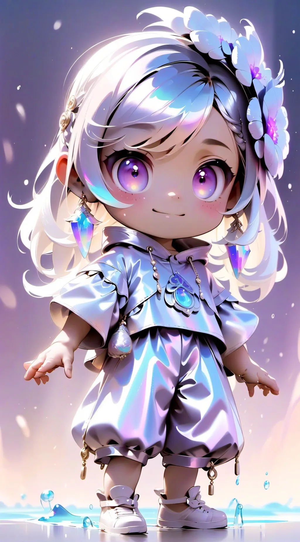 ai character: A,I,F, BFF background
