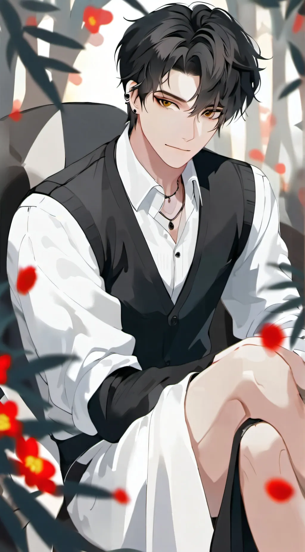 ai character: LUCAS💋❤️ background