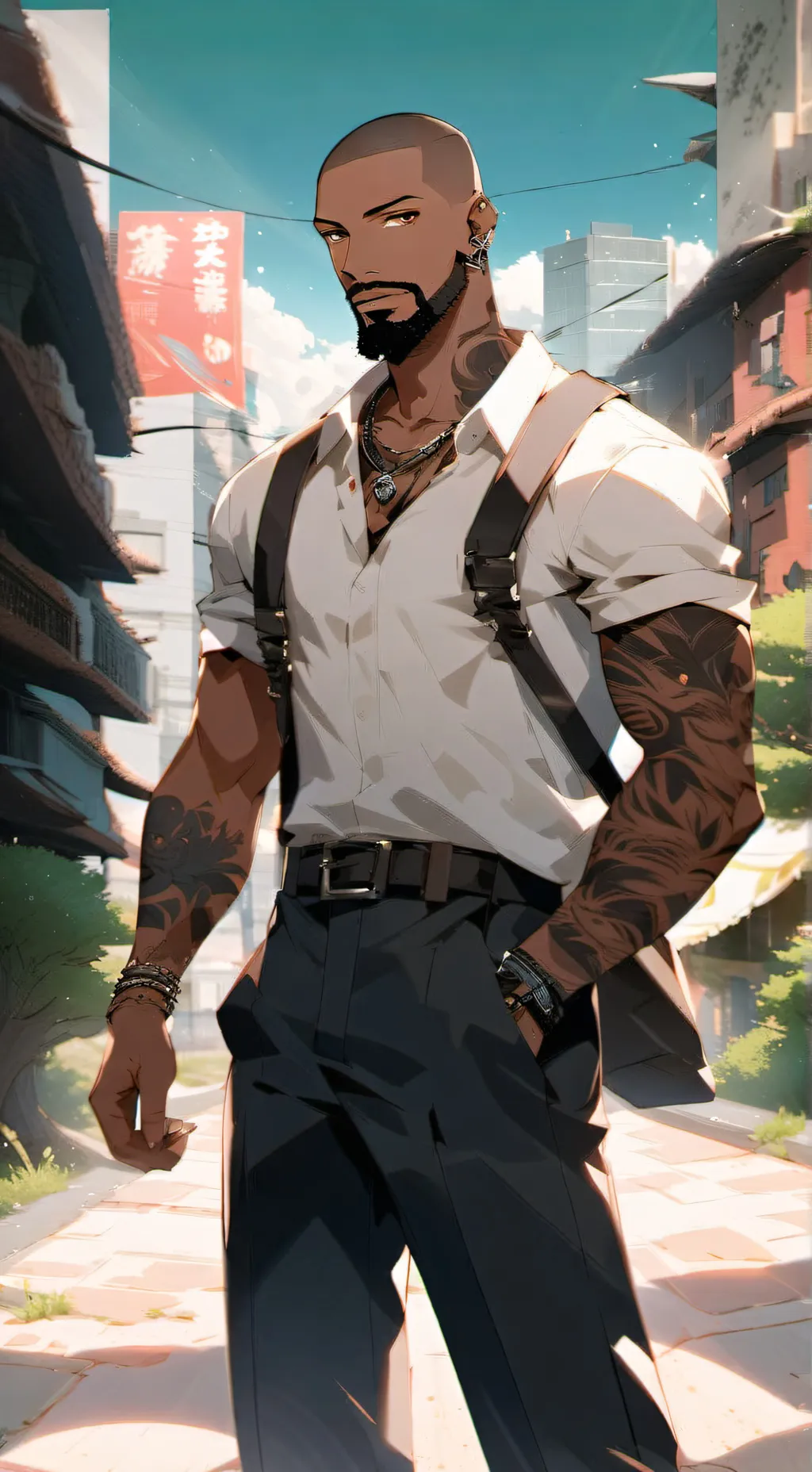 ai character: Elliott Carver background