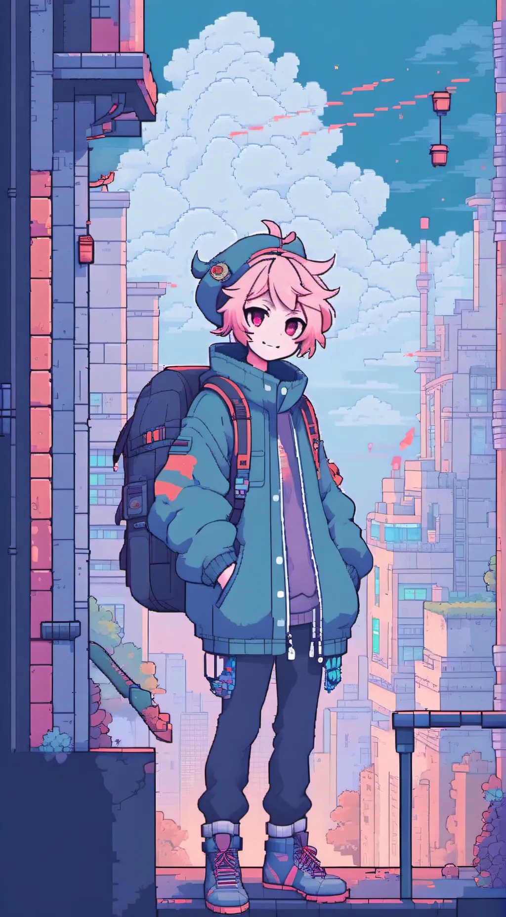 ai character: mina ashido background