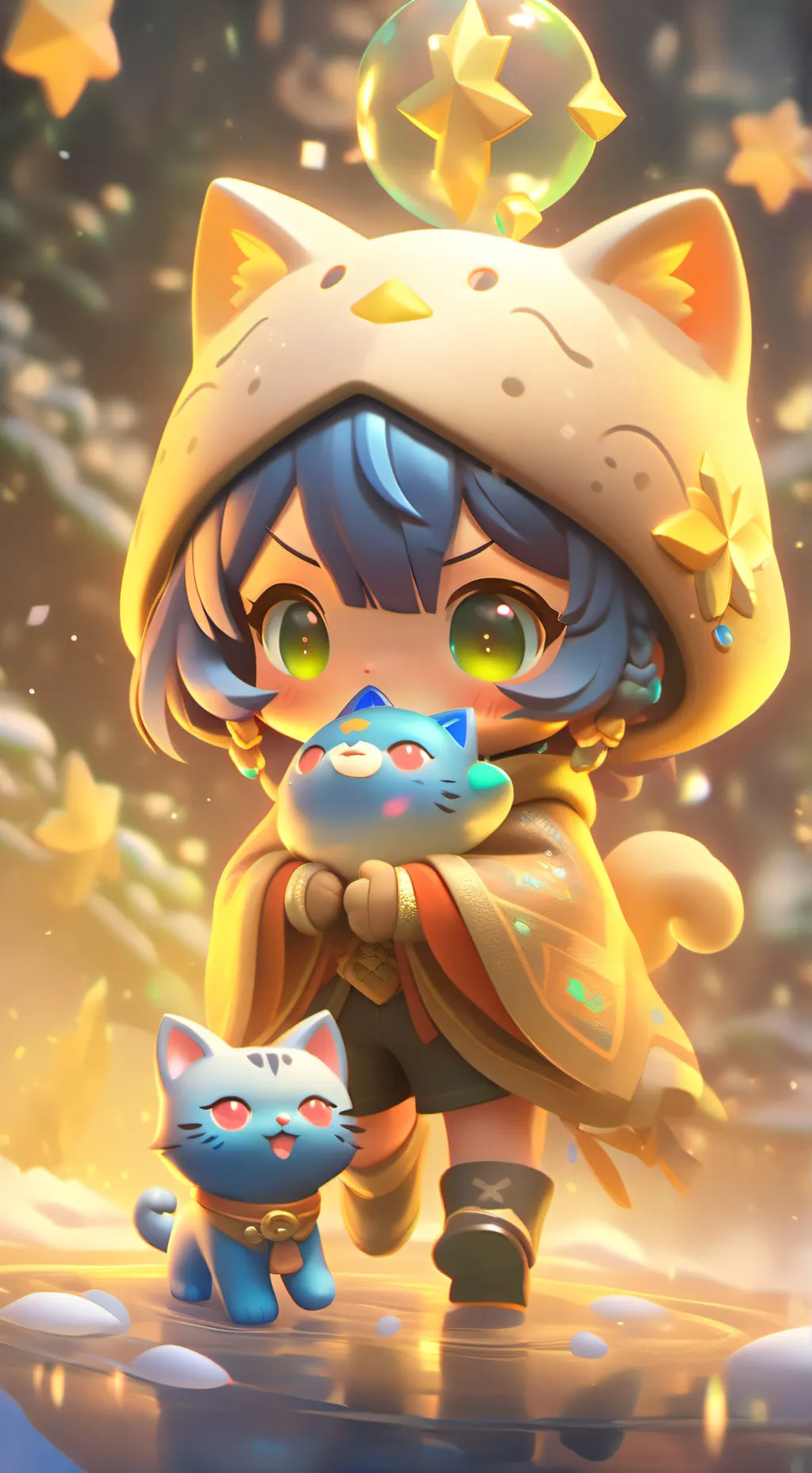 ai character: women background