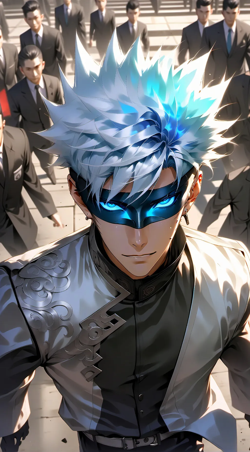 ai character: Carter  background