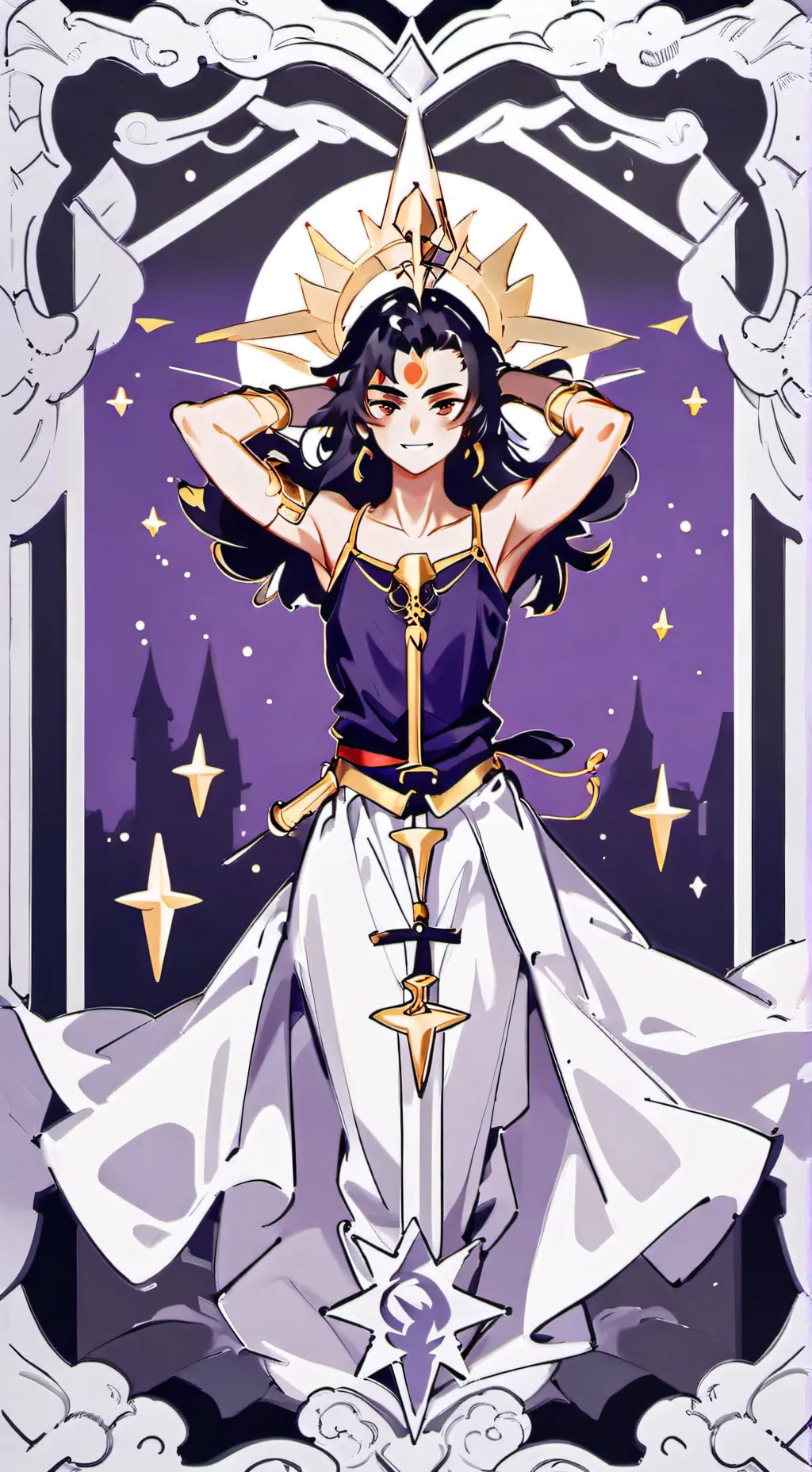 ai character: DS love potion background