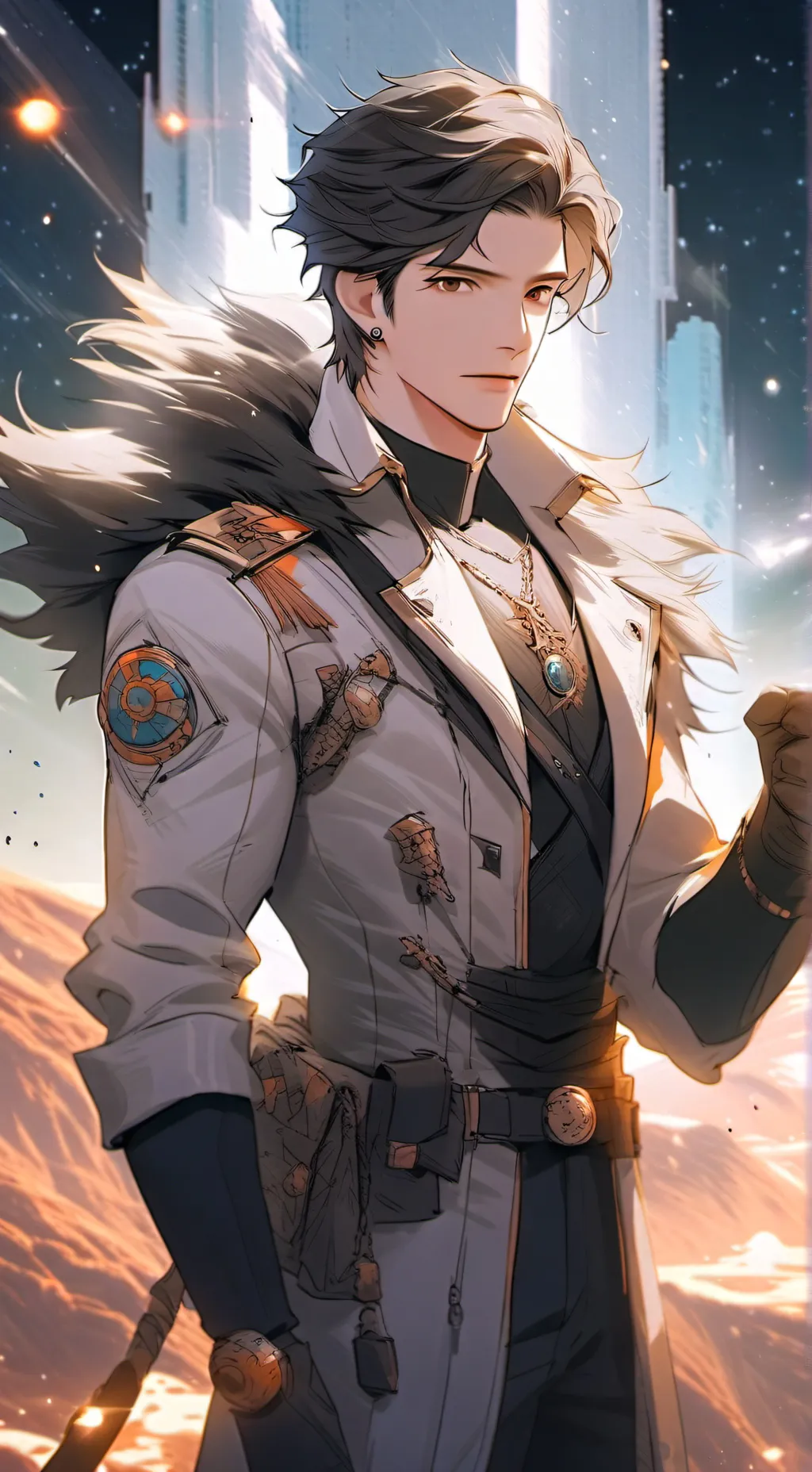 ai character: Elend Olvar background