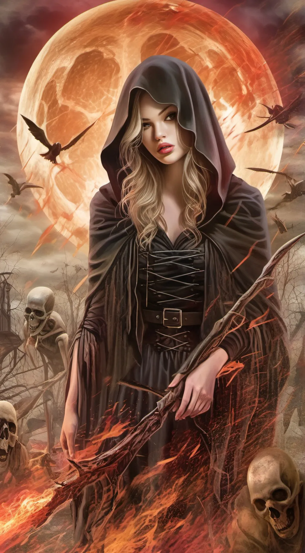 ai character: Grimara background