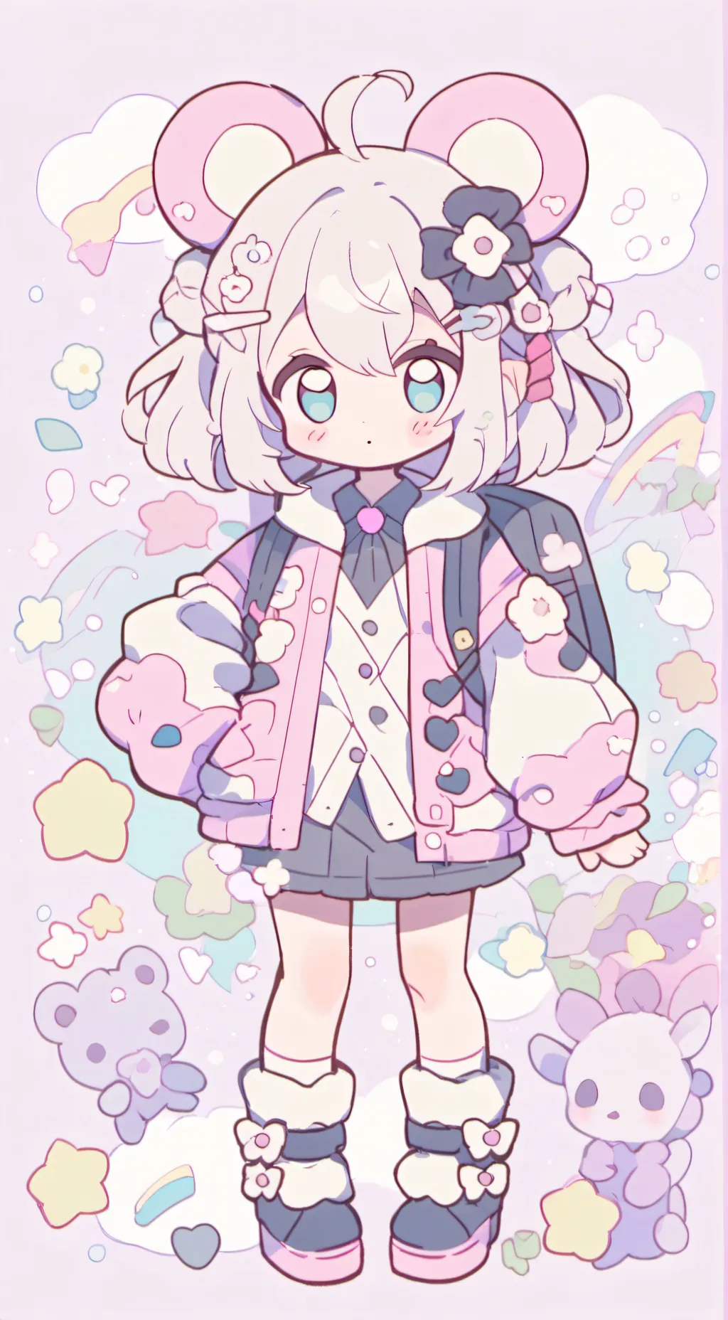 ai character: Sky background