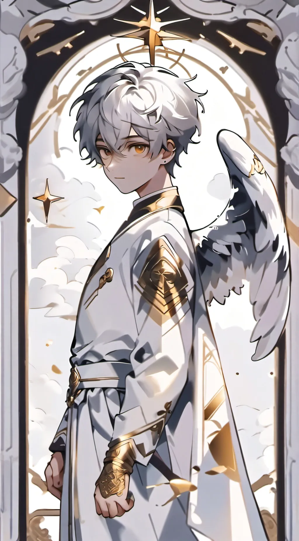 ai character: angel/bruni background