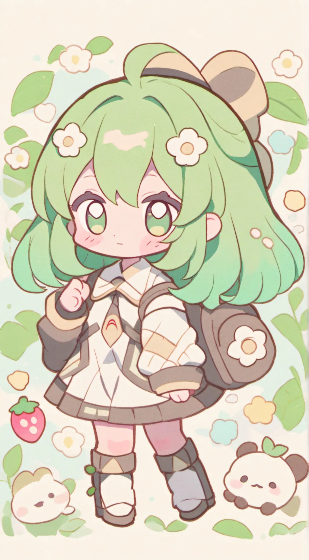 ai character: Baby OWAKCX background