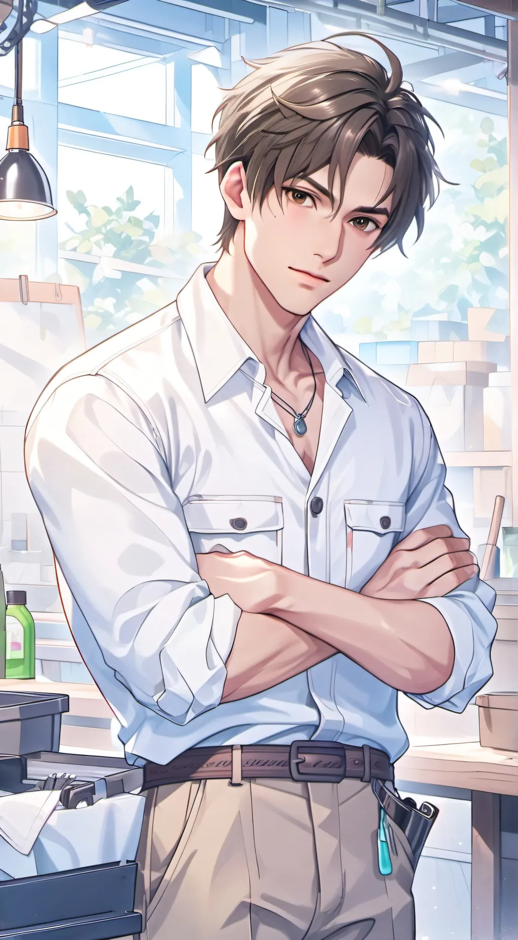 ai character: Malcolm Barton background