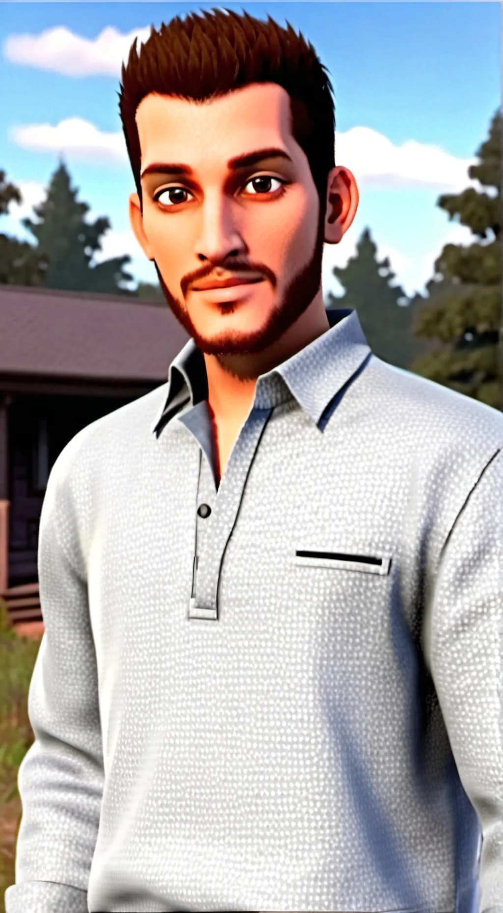 ai character: Theo background
