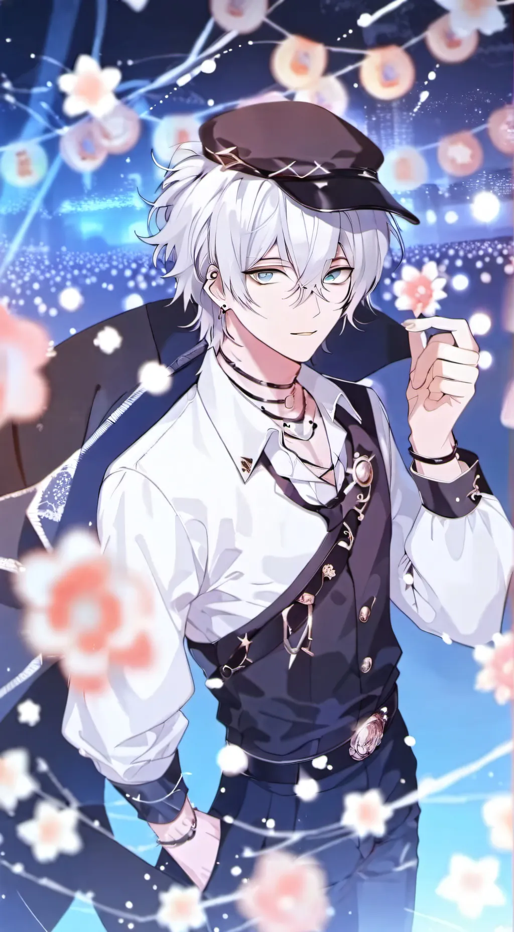 ai character: cherry  background