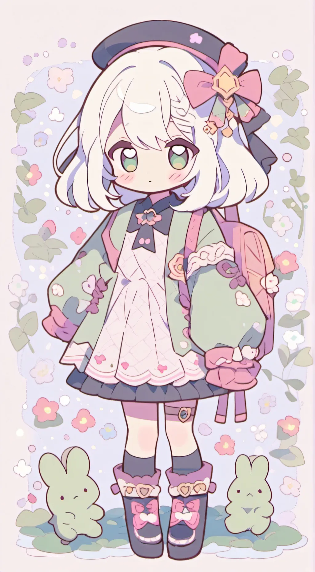 ai character: kindergarten  background