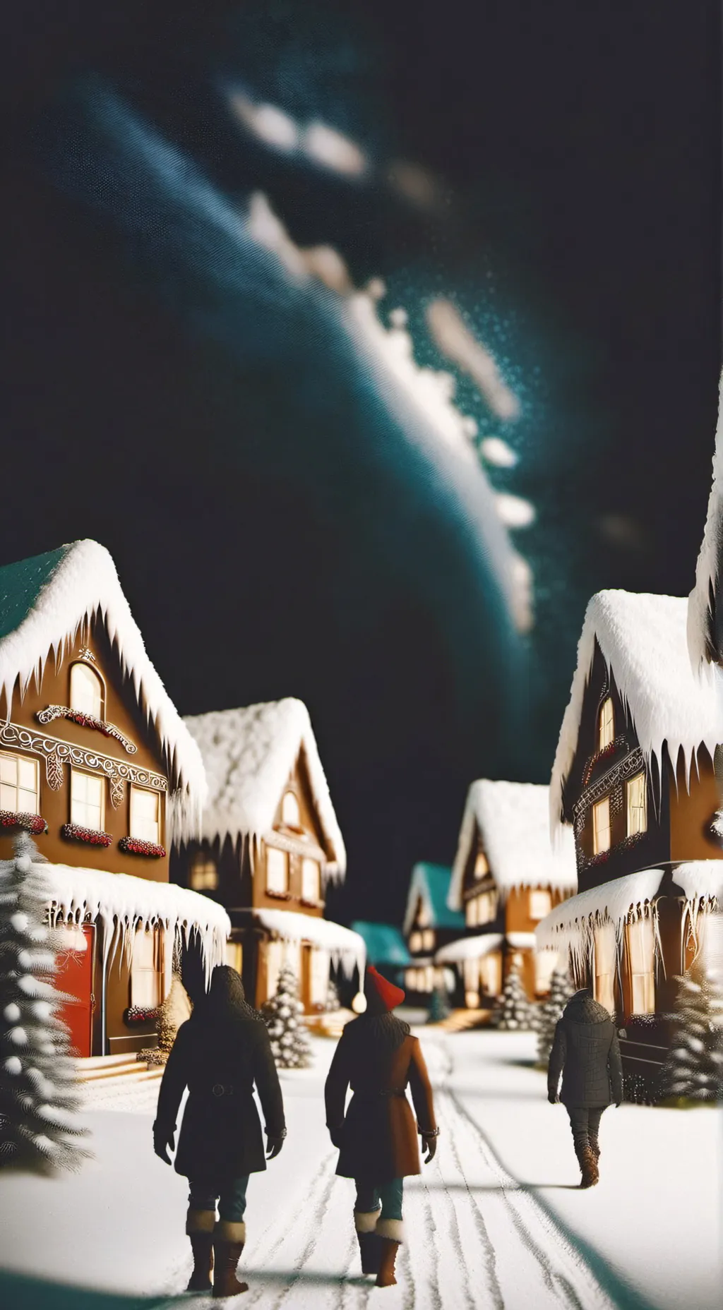 ai character: Christmas! background