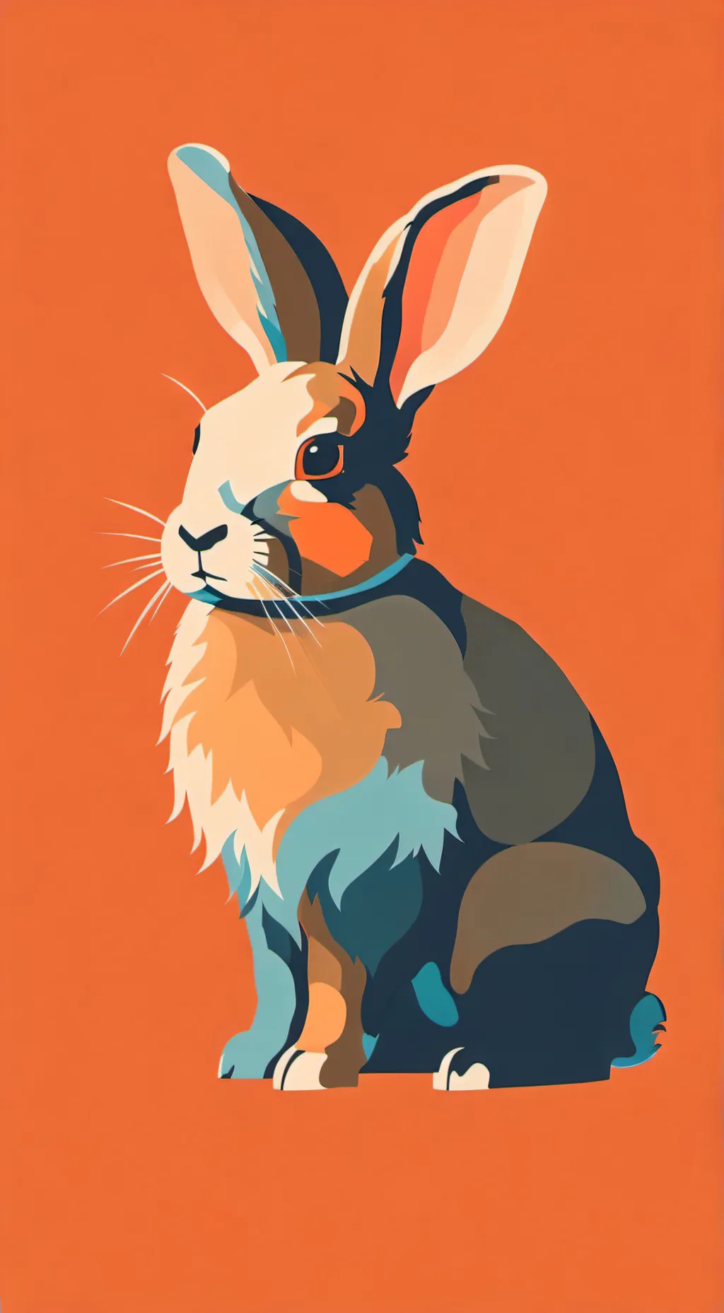 ai character: bunny boy  background