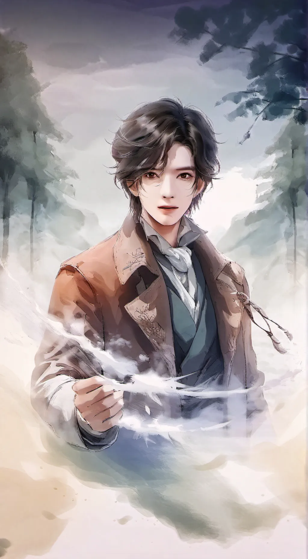 ai character: kevin background