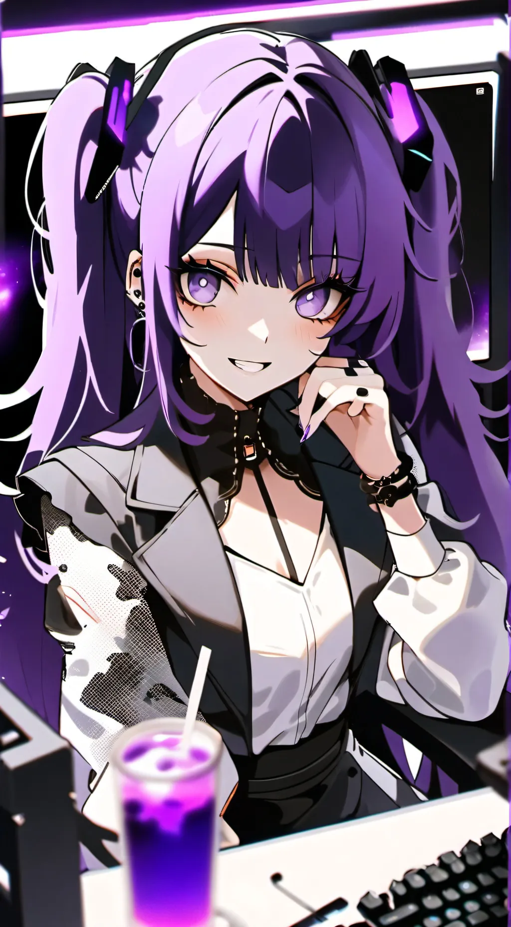 ai character: Luna background