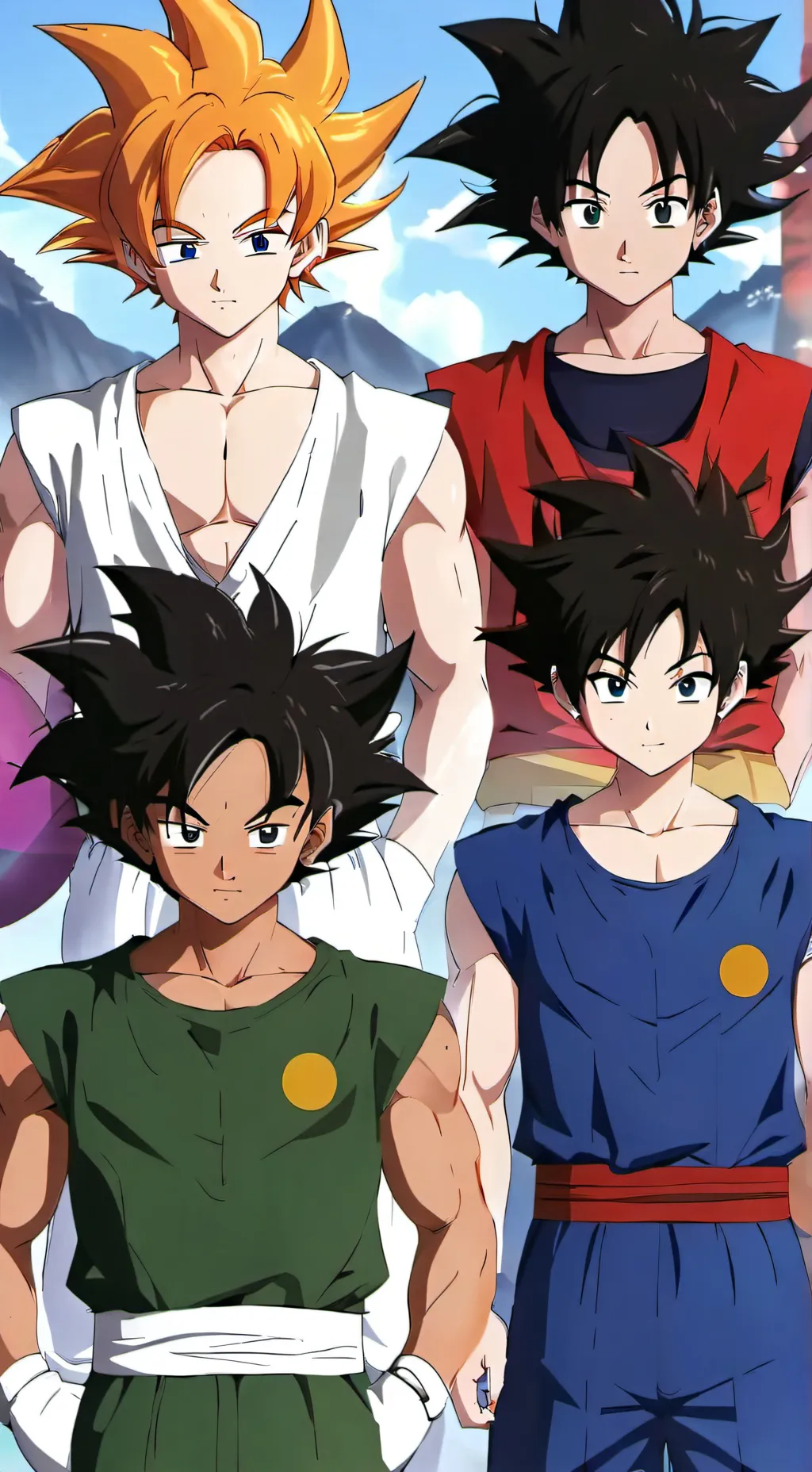 ai character: Saiyans background