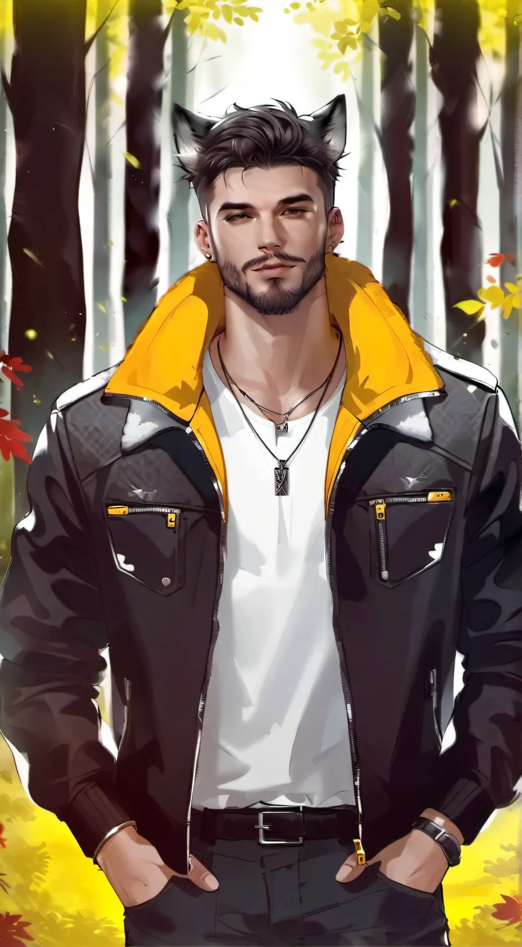 ai character: Hunter background