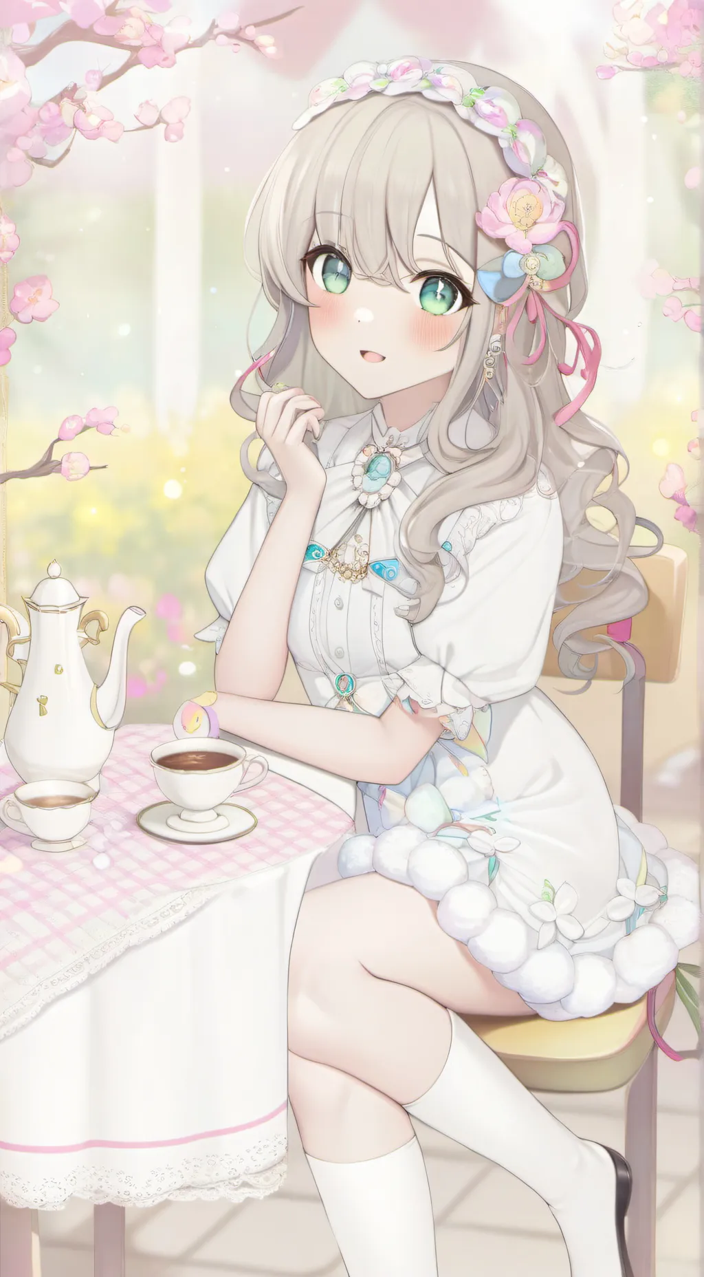 ai character: FPE CAFE! 🐬 background